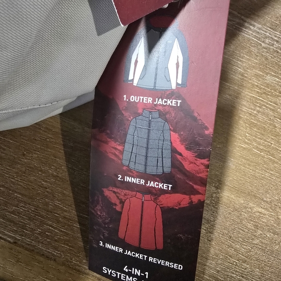 Swiss Tech Girls 4-in-1 Systems Hooded Puffer Zip Outerwear Jacket - Picture 13 of 15